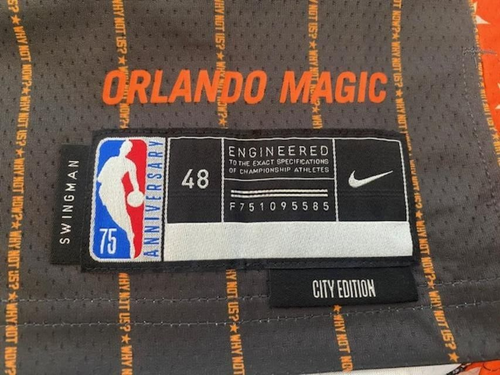 JALEN SUGGS SIGNED AUTO NIKE CITY EDITION SWINGMAN JERSEY FANATICS ORLANDO MAGIC - Picture 5 of 5