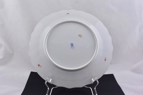HEREND CHINESE BOUQUET RUST DINNER PLATE - MINT - Picture 4 of 5