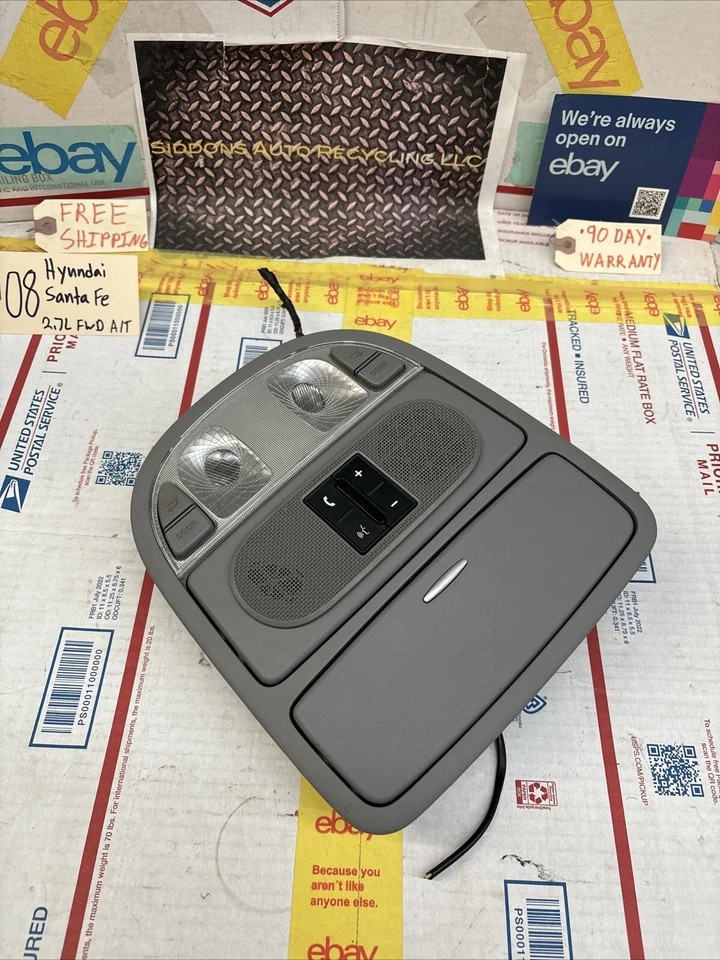 07-12 HYUNDAI SANTA FE OVERHEAD DOME MAP LIGHT INTERIOR STORAGE oe # 92800-2BXXX - Image 2 of 4