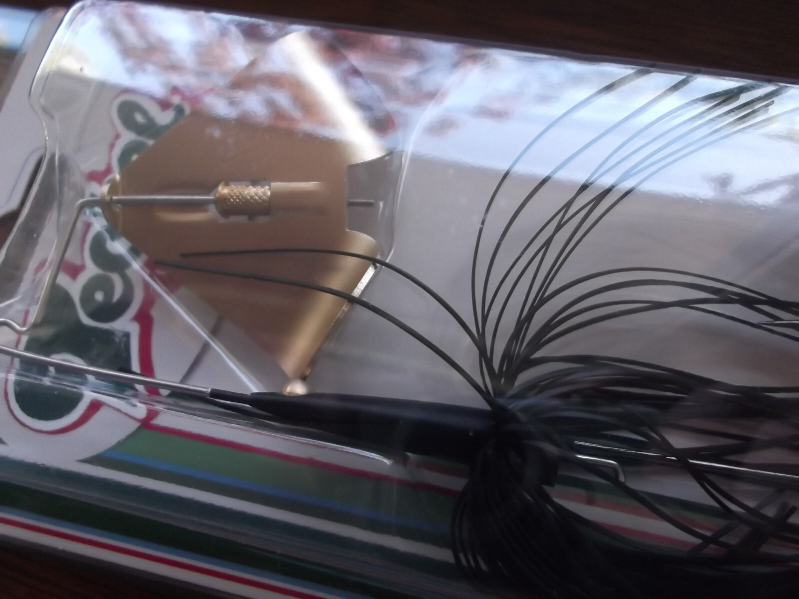 Teckel Maxqueaker Squeaky Buzzbait 1/2oz. 008 Black Gold Squeaky Dolphin - Image 2