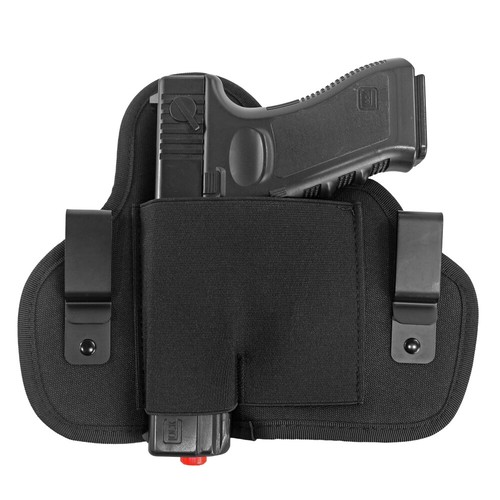 Tactical IWB Dual Clip Soft Pancake Concealed Carry Pistol Handgun Belt Holster - Picture 14 of 14