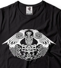 Viking Celtic Odin's Ravens Viking Shirts Huginn Muninn Odin Viking T shirt