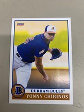 Yonny Chirinos Card 2023 Durham Bulls Team Card