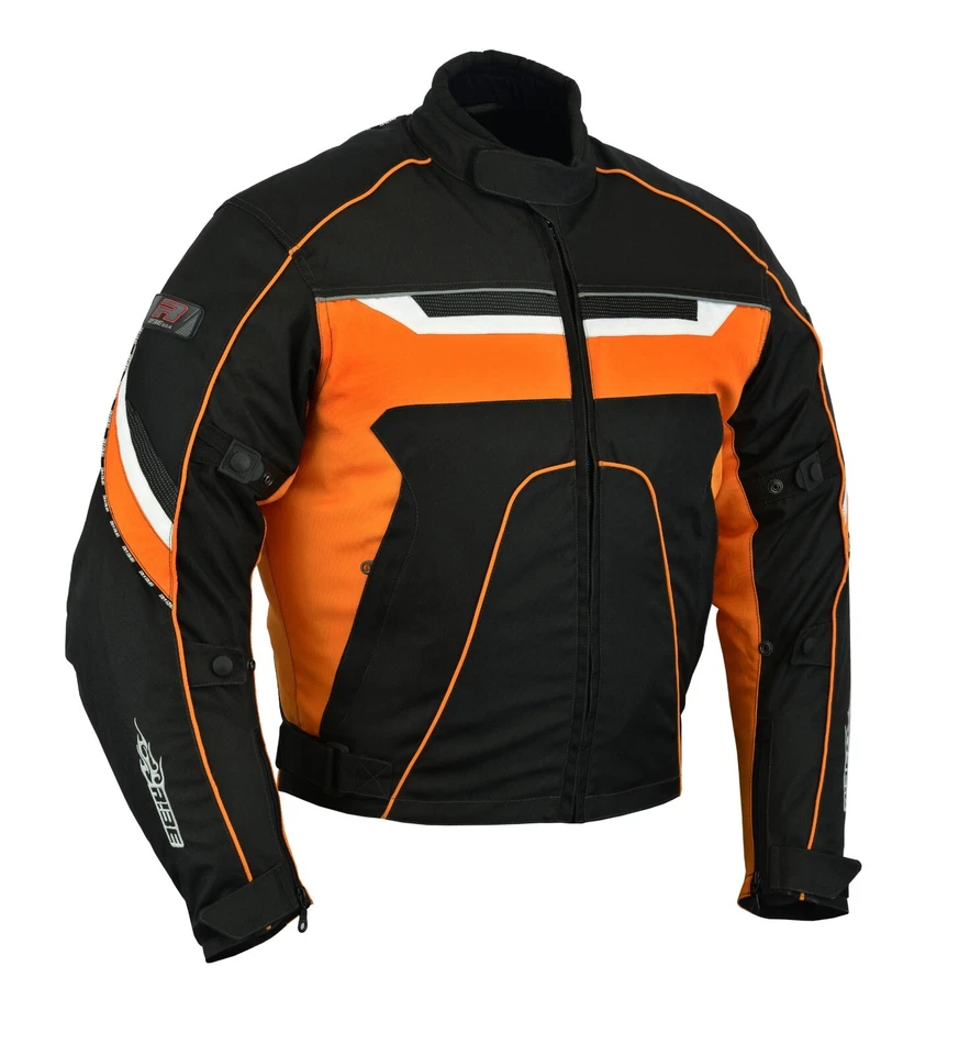 Chaqueta textil Cordura impermeable para hombre con armadura GRATIS Foto 3 de 4