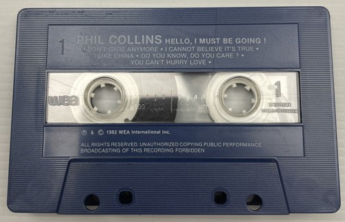 Phil Collins Hello I Must Be Going Music Cassette Tape W5102-8 wea Records 1982 - Picture 4 of 24