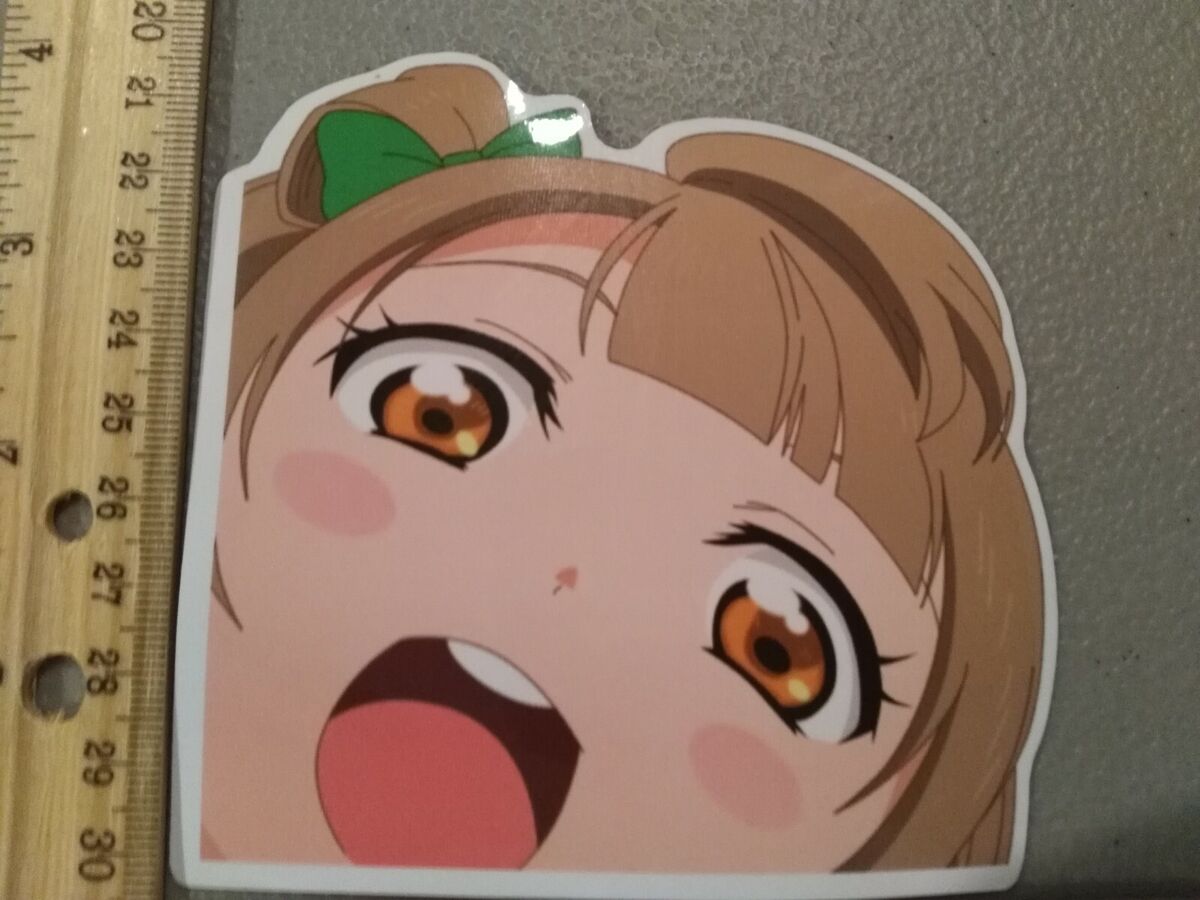 Meme Anime Face Vinyl Decal 