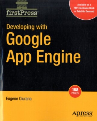 Ciurana - Developing with Google App Engine - New paperback or softbac - L555z