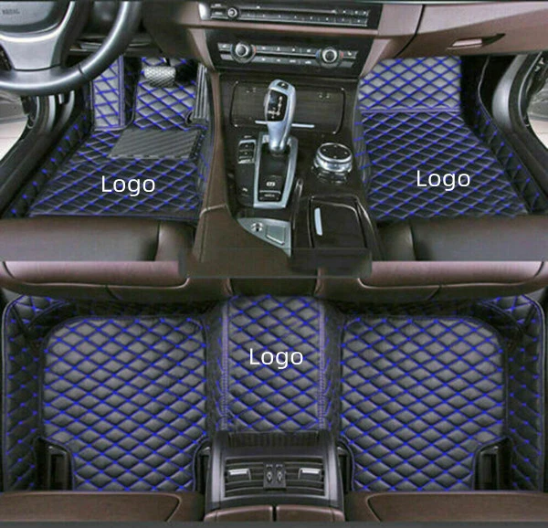 For Toyota 4Runner 2 Rows Car Floor Carpet Mats All Weather Front & Rear Pads - Image 4 of 4