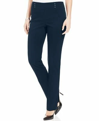 Jm collection slim clearance leg comfort waistband