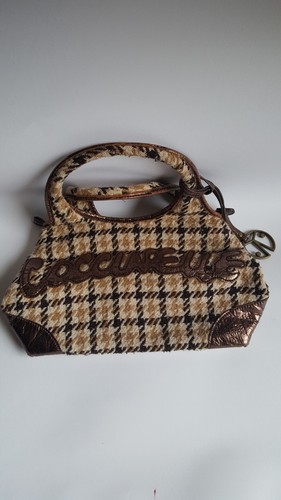 Coccinelle Borsa invernale in tessuto lana medie dimensioni beige e marrone  | eBay