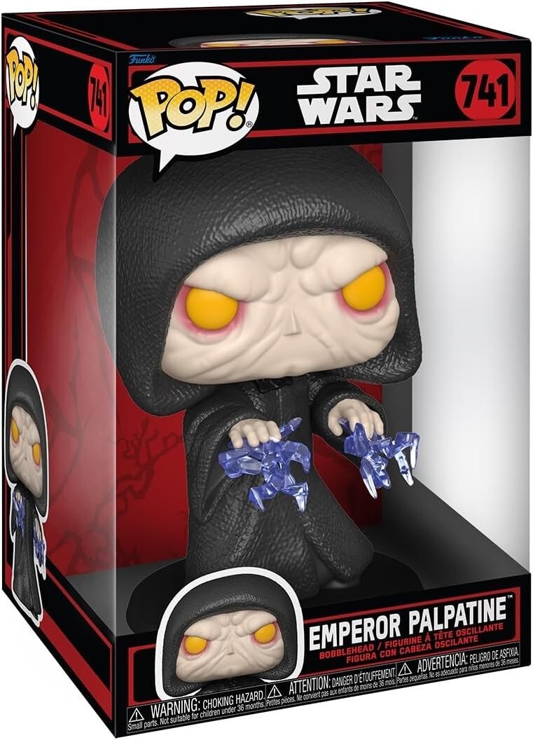 Funko Pop Jumbo Star Wars - Emperor Palpatine 10
