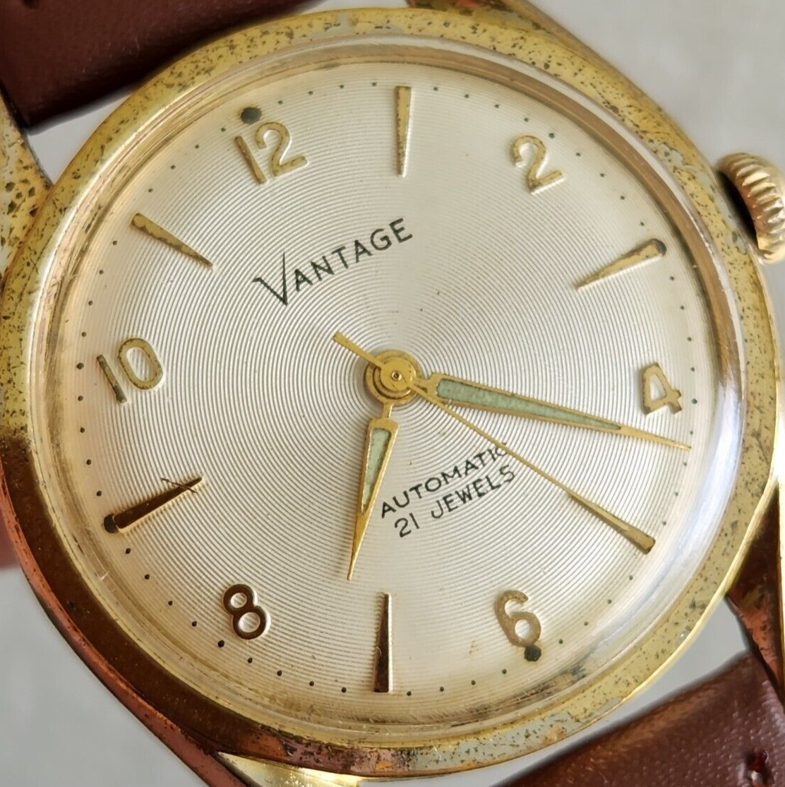 1960s VANTAGE by Hamilton men's automatic watch ST 191 21Jewels