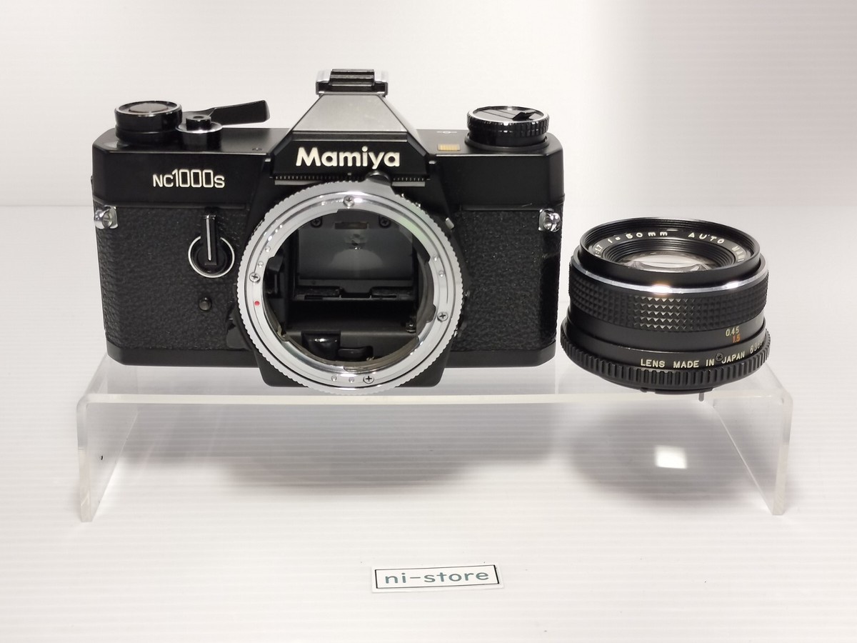フィルムカメラ Mamiya NC1000S AUTO MAMIYA-SEKOR 50mm Mamiya NC1000S SLR Film Camera + Sekor CS 50mm F/1.7 Lens