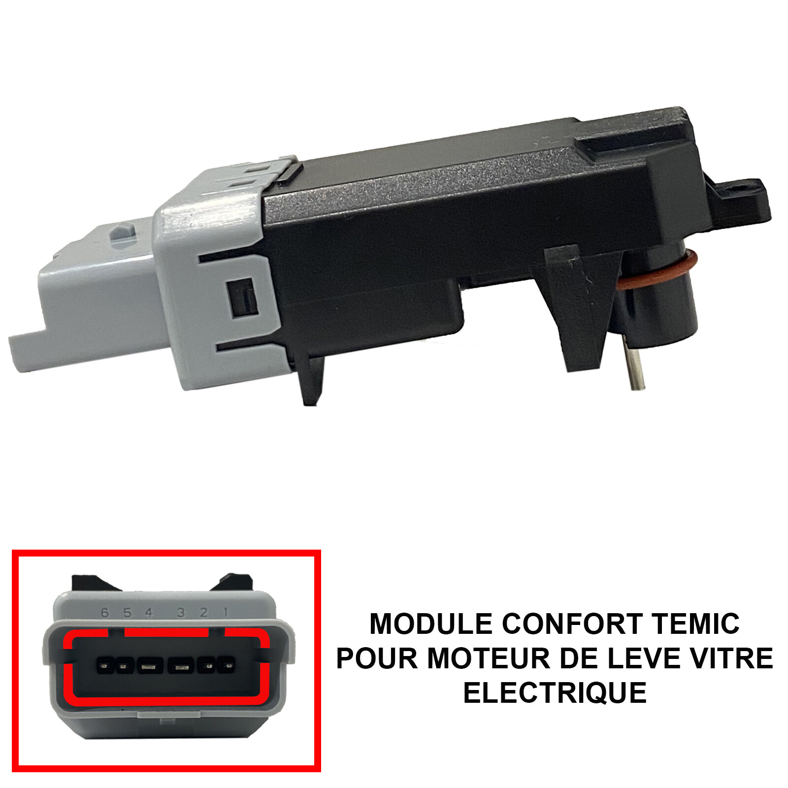 Module lève-vitre Temic 207 308 Expert boîtier électrique Citroën - 4