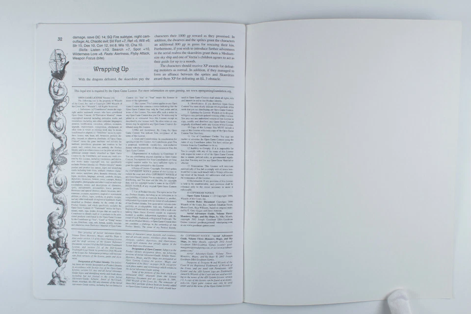 Guía de Aventura Aérea Volumen 3 Monstruos, Magia y Sky Ships - d20 - GMG2002 Foto 4 de 4