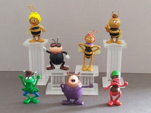 SCHLEICH PVC Série complète MAYA L'ABEILLE BIENE MAJA 7 FIGURINES MAYA