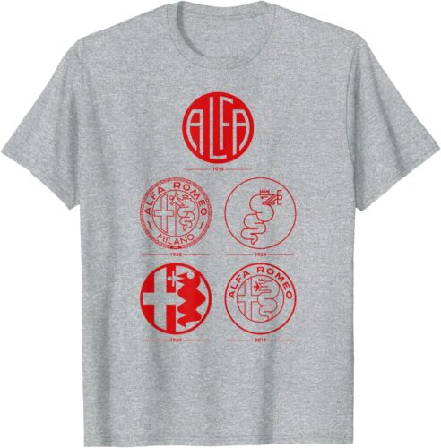 Alfa logo history and brand evolution historia del logo T-Shirt Hoodie - Picture 9 of 10