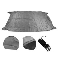 ↑New (Grey) Table Tennis Cover 210D Fabric Silver Coated Lightweight And