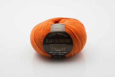 30 % Rabatt: Garn aus Italien Merino extrafein: Baby Supremo, 50 g Knäuel, Fb 23