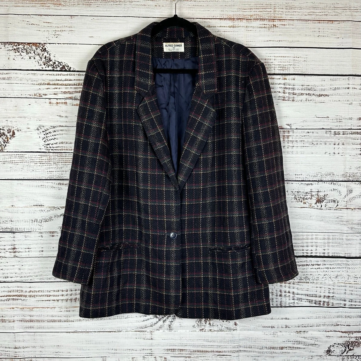 Veste/Blazer Femme ALFRED DUNNER - Taille 14 - Linen Blend (lin) Multicolore Rayé - Neuf Sans étiquettes