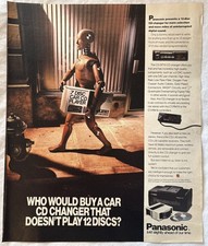 1990 Panasonic Electronics Vintage Print Ad/Poster 90s Electronics Pop Art