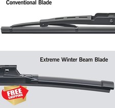 TRICO White 26" 13" Winter Wiper Blades Set Beam Ice Scraper