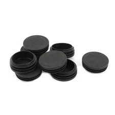 8 Pcs Blanking End Cap 2" Diameter Round Tube Inserts Bung Cap Cover Black