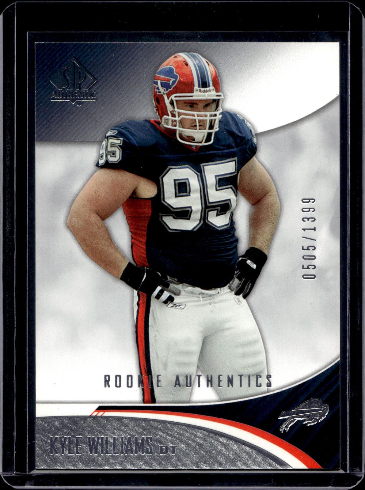 Kyle Williams #164 Football Cards 2006 SP Authentic trading card — raw and PSA graded price guide