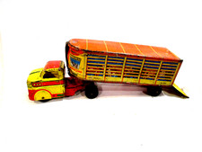 Vintage Marx Tin Litho 303 Livestock Lines Truck  Trailer