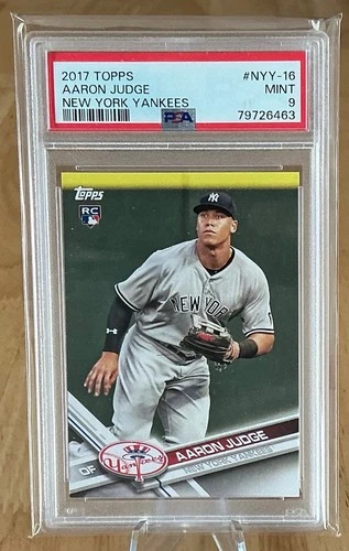2017 Topps Aaron Judge #NYY-16 PSA 9 MINT New York Yankees RC Rookie