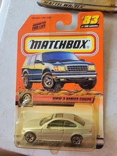 Matchbox Worldwide Wheels (1999) Silver BMW 3 Series Coupe Toy Car #83/100