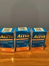 3 Pack - Aleve Naproxen Sodium Back and Muscle Pain Tablet - 90ct