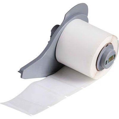 Brady M7-31-483 Pre-Cut Label Stock Roll, White, Gloss