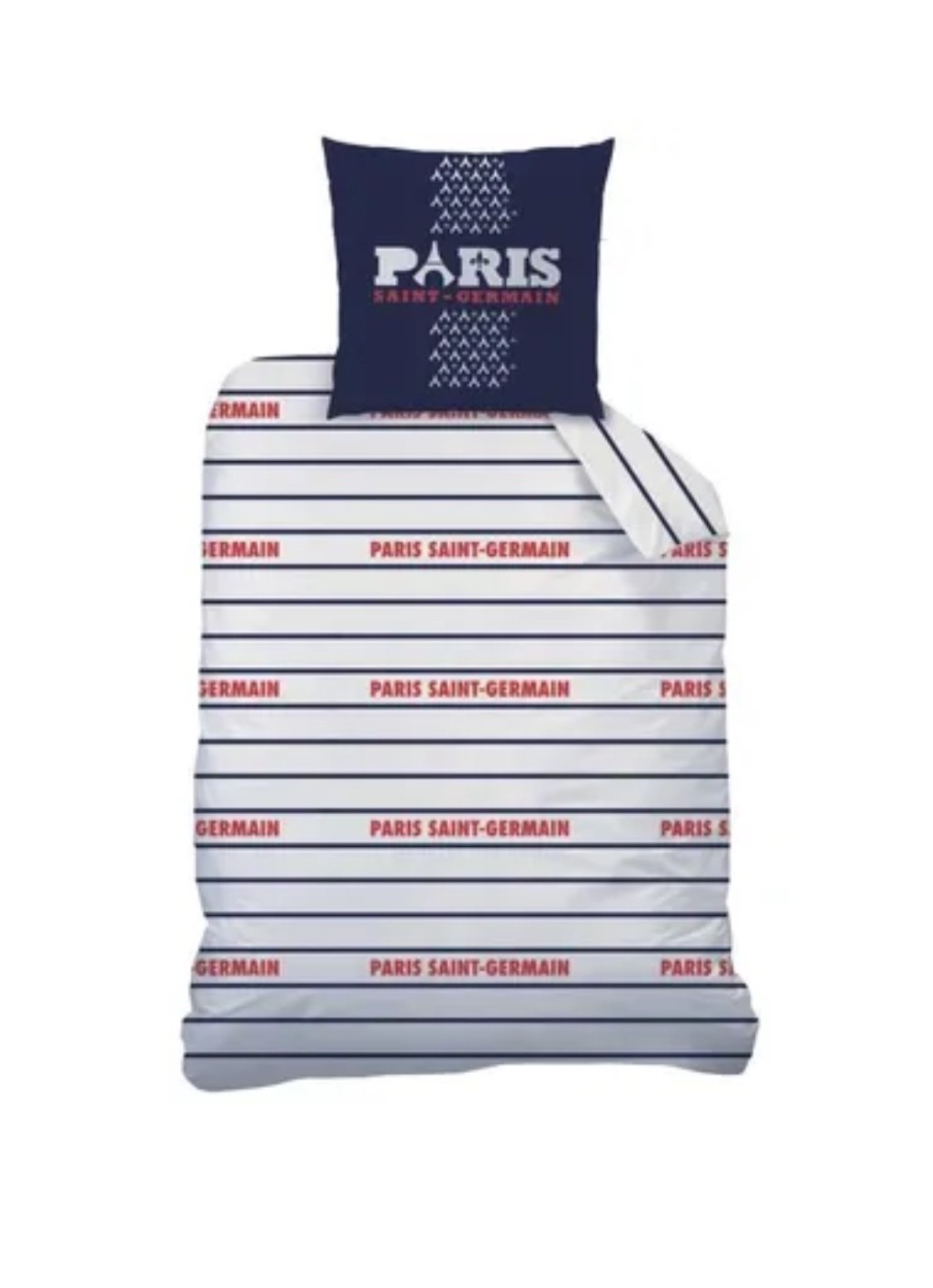 Housse de couette PSG 140x200cm deco de chambre ado pour lit simple ado - 4