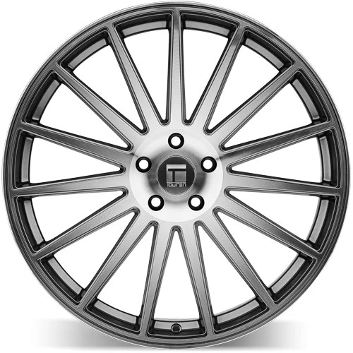 Touren TR92 22x10.5 5x4.5" +32mm Gunmetal Wheel Rim 22" Inch — 第 3/4 张图片