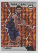 2019-20 Panini Mosaic NBA Debut Reactive Orange Prizm Ty Jerome #273 0c2