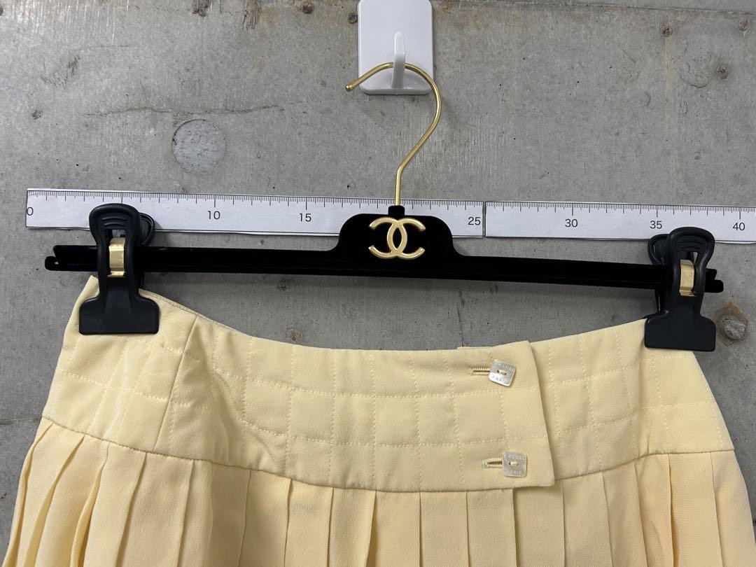 CHANEL P15559V06973 Pleats Skirt 36 Yellow Women | eBay