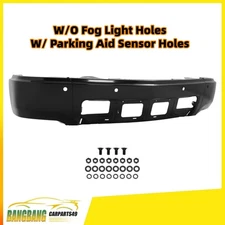 Front Bumper Face Bar For Chevy Silverado 1500 14-15 w/Sensor Holes W/o Fog Hole