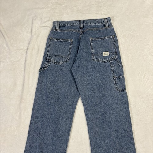 Jeans da falegname Levis 29x32 uomo vintage larghi larghi rilassati denim pantaloni da lavoro - Foto 2 di 10