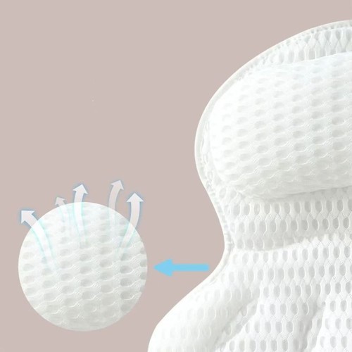 Non-Slip Bathtub Support Pillow Comfortable Bathtub Spa Pillow Bathroom - Picture 5 of 10