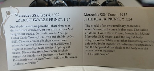 CMC MERCEDES SSK Conte CARLO TROSSI 1932 Model Car Brand New, made In GERMANY - Picture 3 of 14
