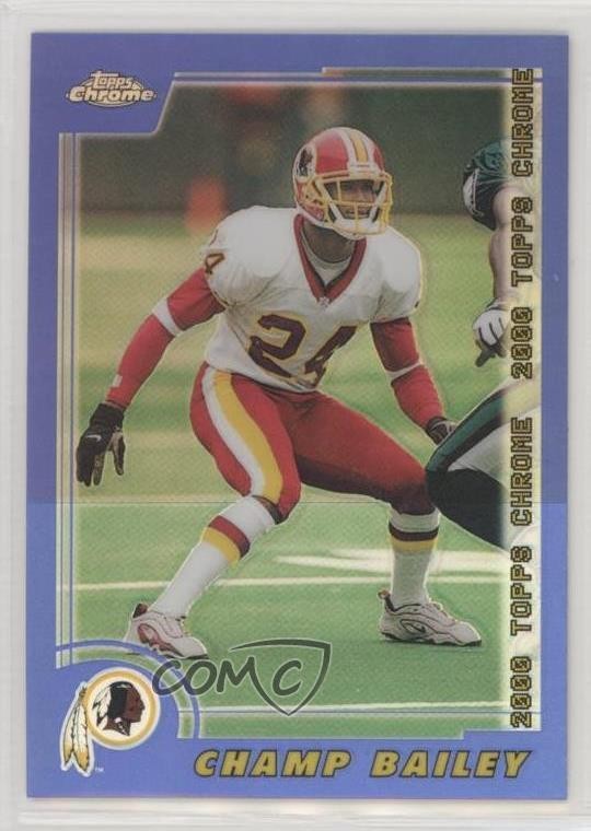 2000 Topps Chrome Refractor Champ Bailey #7 HOF 0r4