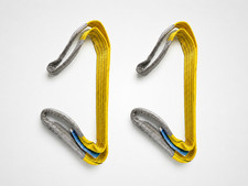 2x3 Ton x 6m Lifting Slings - Yellow Webbing Strap - EN1492-1 Certified - 3T SWL