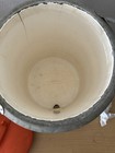 Vintage Gott 5 Gallon Galvanized Water Cooler Jug Orange Lid Polyethylene Lined — photo 4