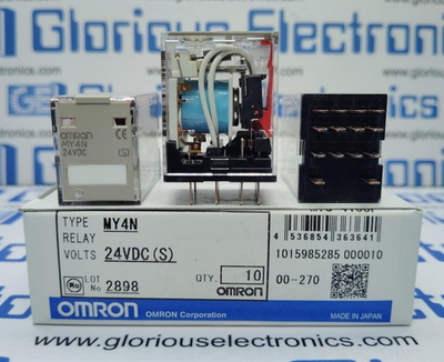 #ad MY4N DC24 S Omron Make Qty 10pcs $73.00