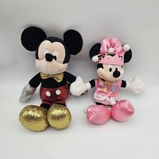 Ty Sparkle Mickey Mouse Plush 14" Disney Disney Parks Princess Minnie Mouse