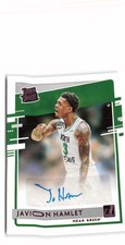 2021 Panini Chronicles DP #RR-JHA Javion Hamlet Rated Rookie Bronze Auto AU