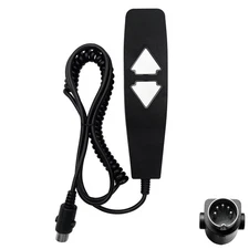 2 Button 5 Pin Remote with USB A C Ports and Backlight for Lift Chair Electri...