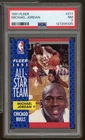 Michael Jordan Card 1991-92 Fleer #211 PSA 7