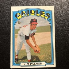1972 Topps Jim Palmer Baltimore Orioles #270
